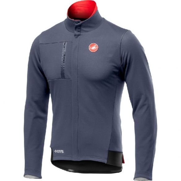 Castelli Double Espresso fietsjacket dark steel blauw heren 19559-070