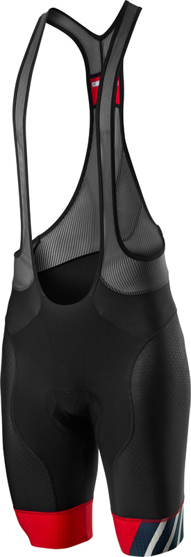 Castelli Free aero race 4 bibshort zwart/rood heren 20003-023