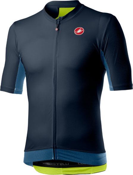 Castelli Vantaggio korte mouw fietsshirt donkerblauw heren 20018-070