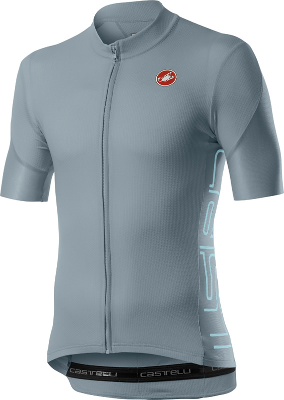 Castelli Entrata V korte mouw fietsshirt grijs heren 20019-860