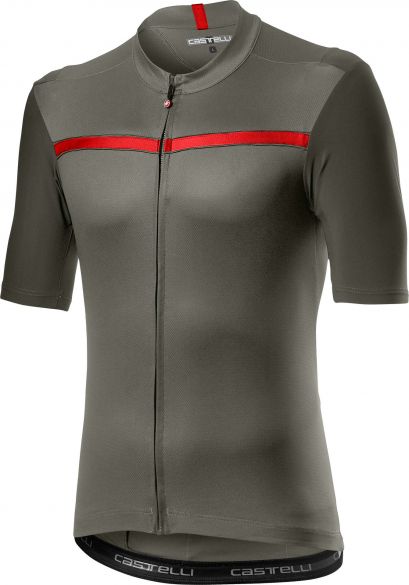 Castelli Unlimited korte mouw fietsshirt groen heren 20023-089