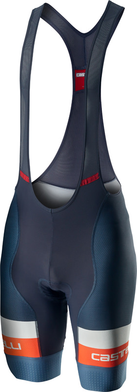 Castelli Competizione bibshort blauw/oranje heren 20026-070