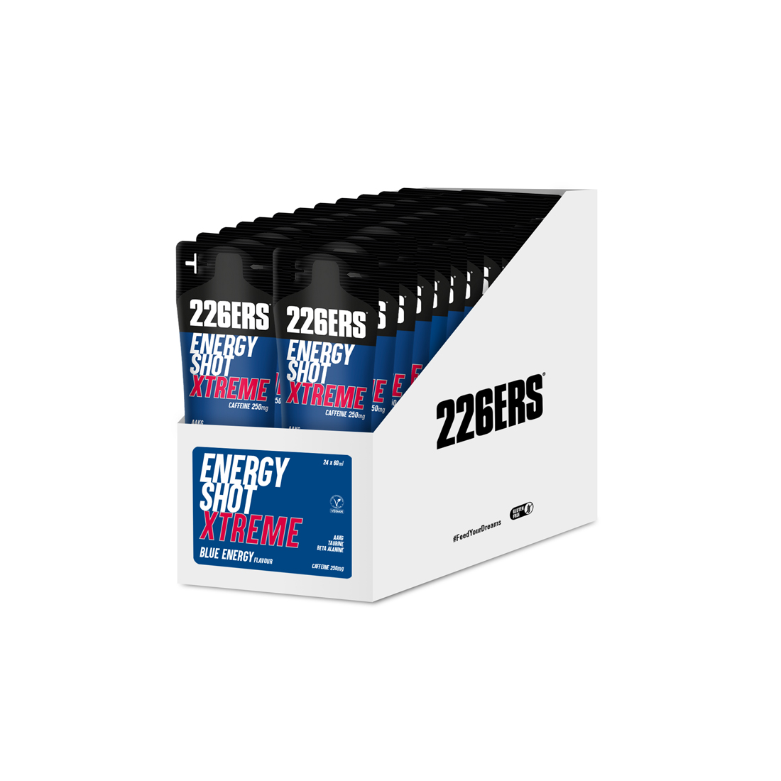 266ers Energy Shot stick blue energy xtreme doos 24x60 ml 5735