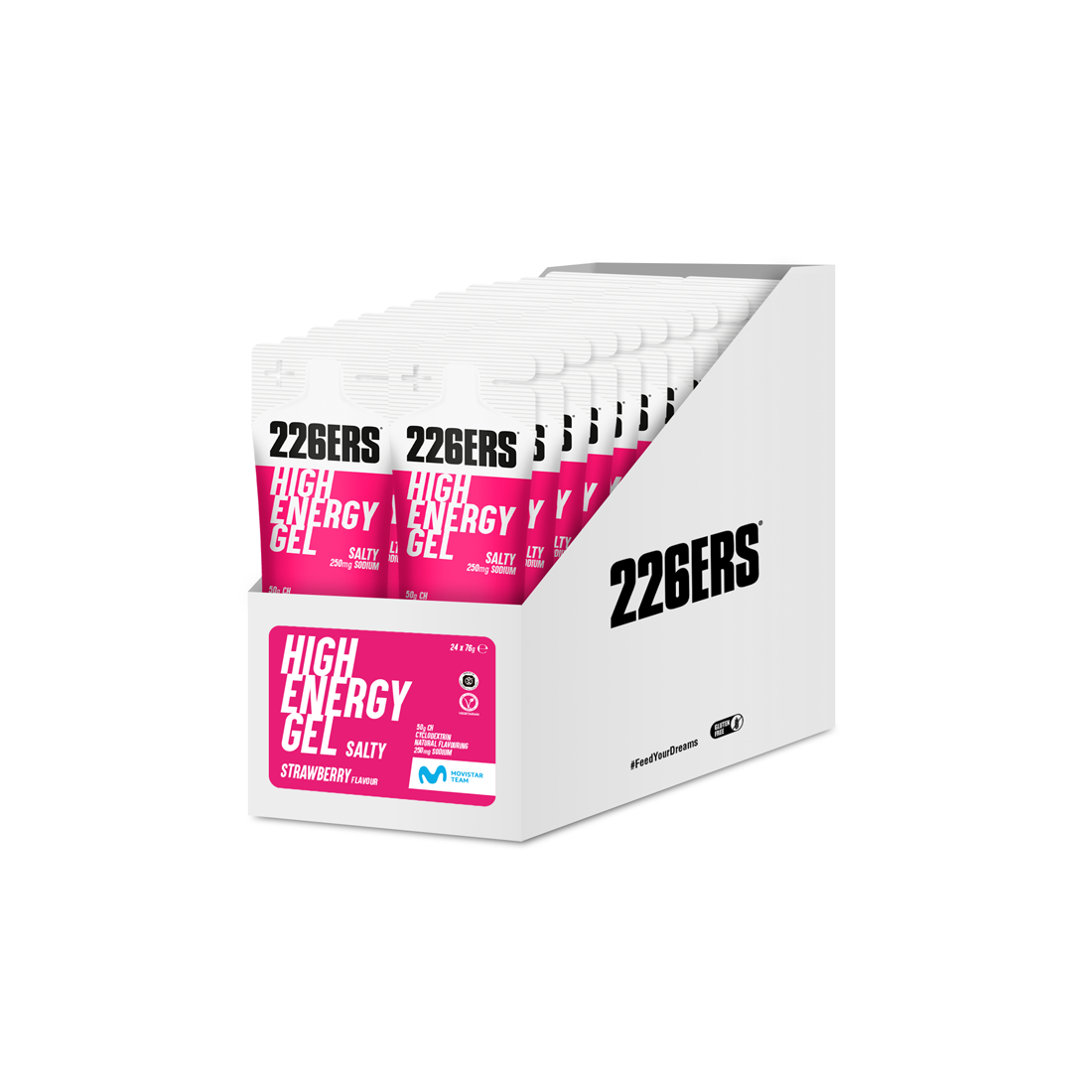 226ers High Energy Gel Salty Stawberry 24x76 gram 5604