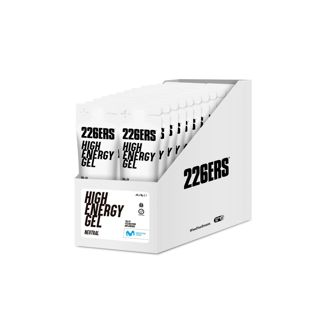 266ers High Energy Gel Neutral 24x76 gram 5606