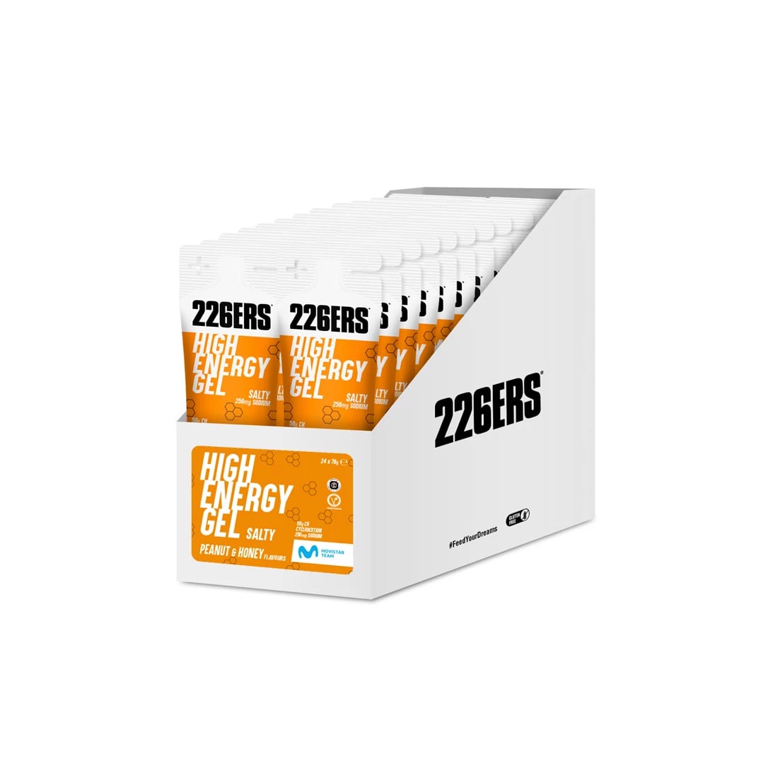 266ers High Energy Gel Salty Peanut 24x76 gram 5605