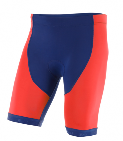 2XU Active Tri short rood/blauw heren MT4364bTRD/NVY