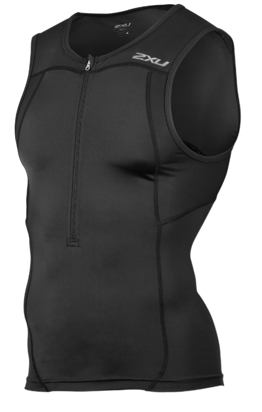 2XU Active Tri singlet zwart heren MT4362aBLK/BLK