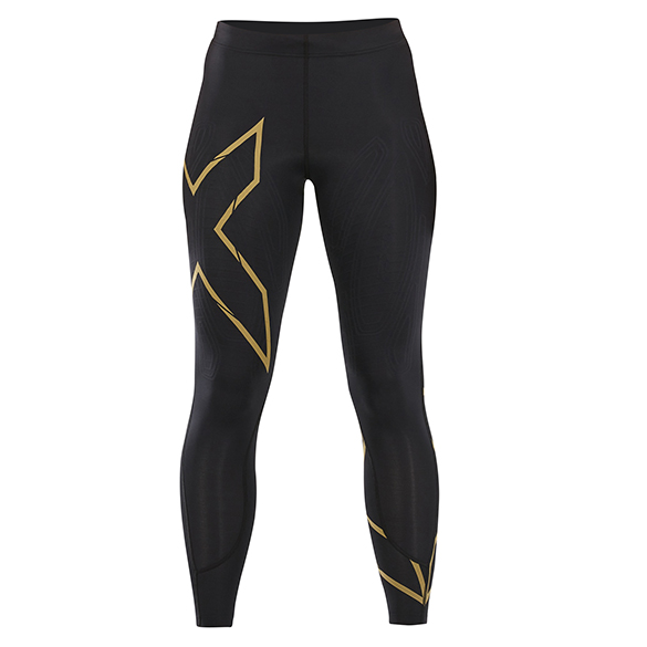 2XU MCS Run Compressie tights zwart/goud dames WA5332b-BLKGRF
