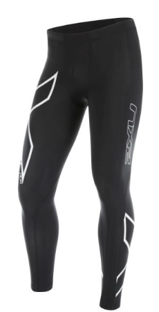 2XU HEAT Compressie tight zwart-wit MA4181bBLK/SRF