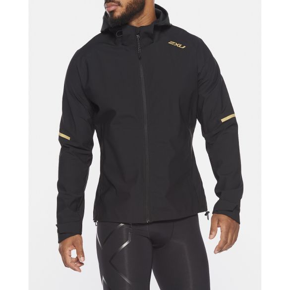 2XU GHST waterproof hardloopjack zwart heren MR6204a-BLKGRF