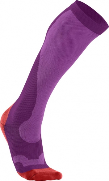 2XU Performance compressie sokken paars dames WA2443eVVV/PPD