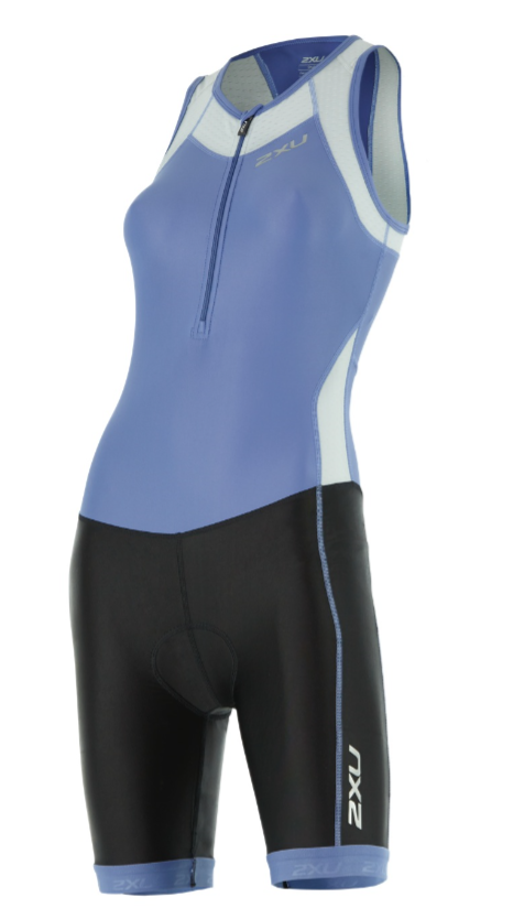 2XU X-vent Y-back Trisuit zwart/blauw dames WT4366dCBU/BLK
