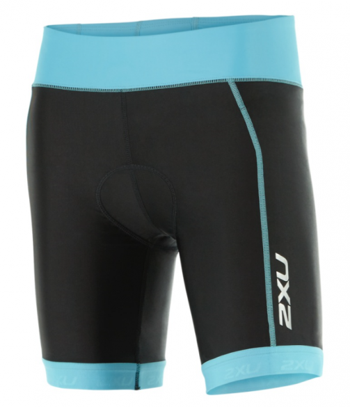 2XU X-vent 7" Tri short zwart/lichtblauw dames WT4370bBLK/BLA