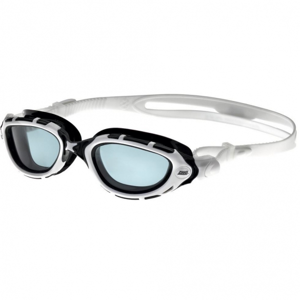 Zoggs Predator Flex zwembril wit/zwart - donkere lens 319848
