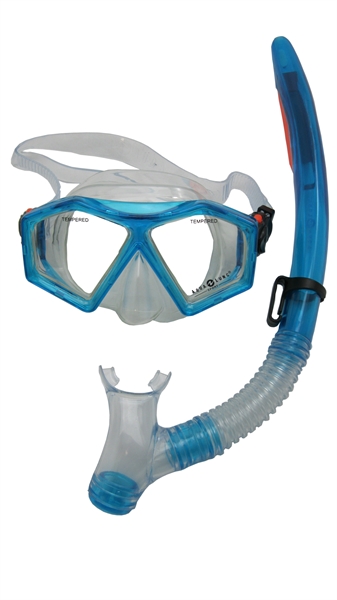 Aqua Lung Sport Molokai + Spout Kids Snorkelset aqua AS906006BL