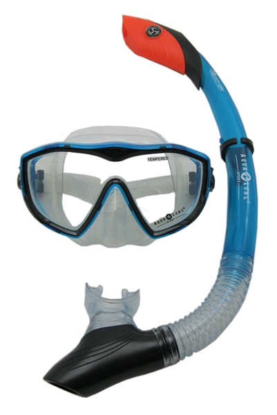 Aqua Lung Sport Diva I LX + Island Dry Snorkelset dames aqua AS906004A