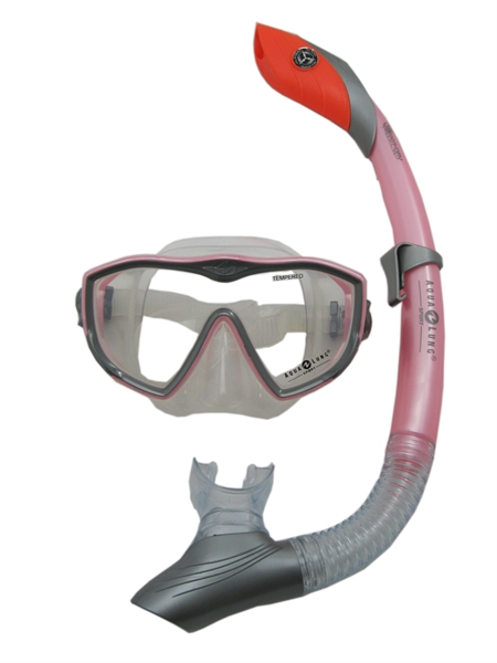Aqua Lung Sport Diva I LX + Island Dry Snorkelset dames AS906004P