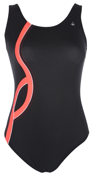 Aqua Sphere Abby Badpak dames zwart/rood AS092016138VRR