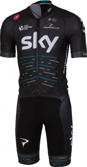 Castelli Team SKY Sanremo 3.2 speedsuit zwart heren 4007020-010