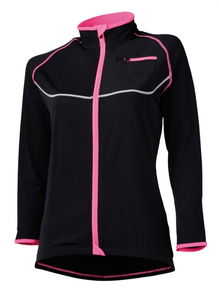 Agu Lana fietsjack zwart/roze dames 440575