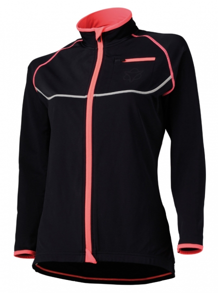 Agu Lana fietsjack zwart/oranje dames 440576