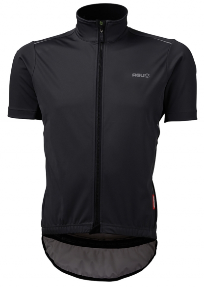 Agu Pioggia fietsshirt korte mouw zwart heren 441011