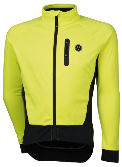 Agu Tirano fietsjack geel (fluo) heren 441050
