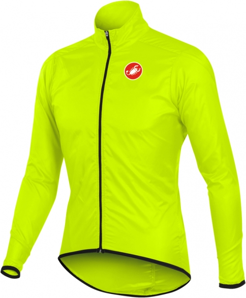 Castelli squadra long jacket geel-fluo heren 10504-032 10504-032
