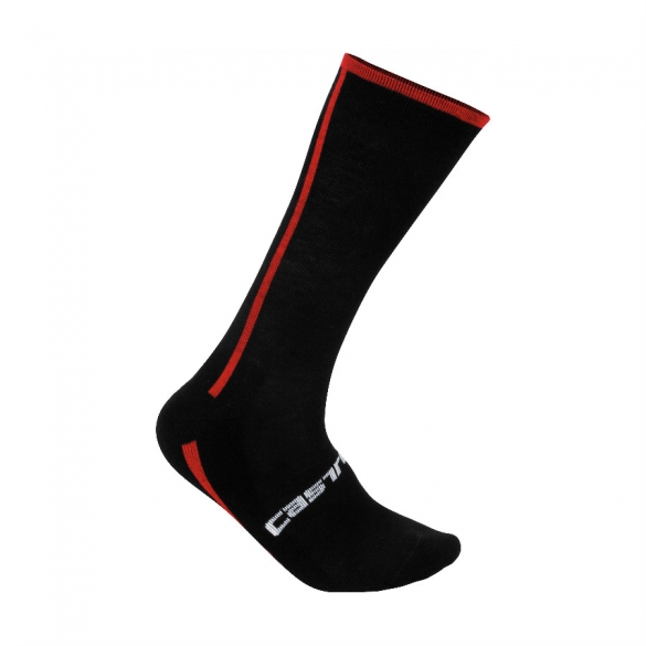 Castelli Venti fietssokken zwart/rood heren 13537-123 13537-123