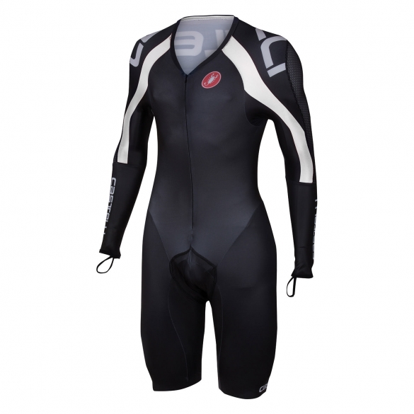 Castelli Body Paint 3.0 speed suit LS zwart/wit heren 14002-101 CA14002-101
