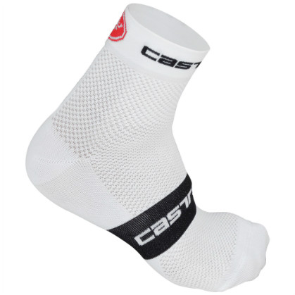 Castelli Free 3 sock wit/zwart heren fietssokken 14034-101 2015 CA14034-101(2015)