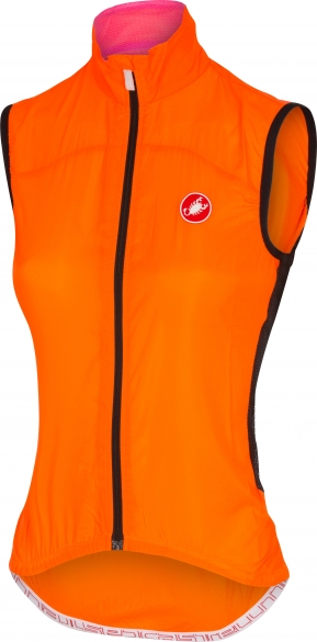 Castelli Velo W fietsvest oranje-fluo dames 14065-036 CA14065-036