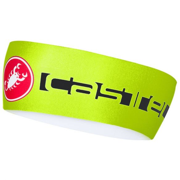 Castelli Viva thermo hoofdband fluo geel heren 14551-032
