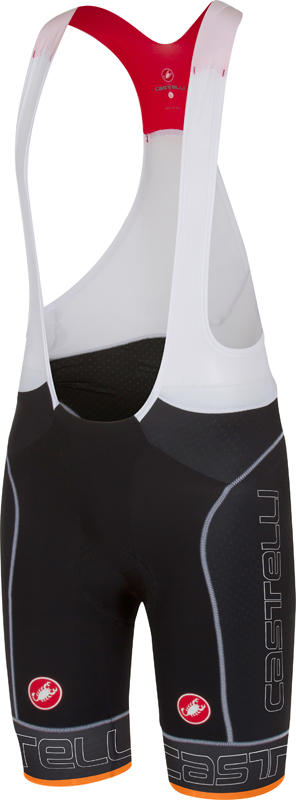 Castelli Free aero race bibshort team version zwart/oranje heren 15005-134