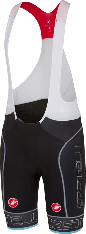 Castelli Free aero race bibshort team version zwart/blauw heren 15005-156