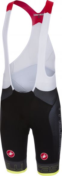 Castelli Free aero race bibshort team version zwart/fluo geel heren 15005-321