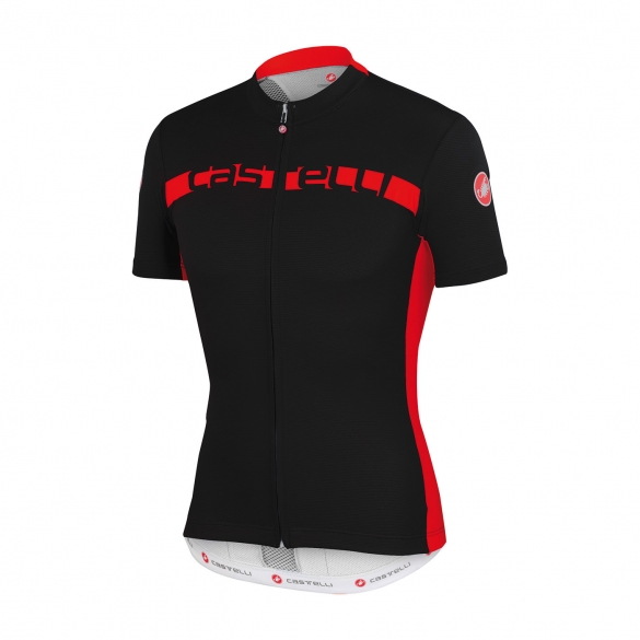 Castelli Prologo 4 jersey zwart/rood heren 15017-231 CA15017-231