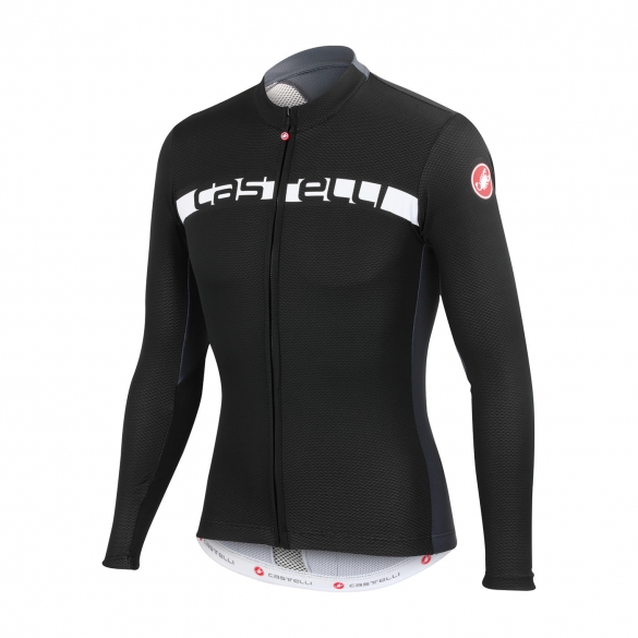 Castelli Prologo 4 lange mouw jersey zwart heren 15018-510 CA15018-510