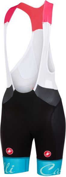 Castelli Free aero W bibshort zwart/sky blauw dames 15044-861