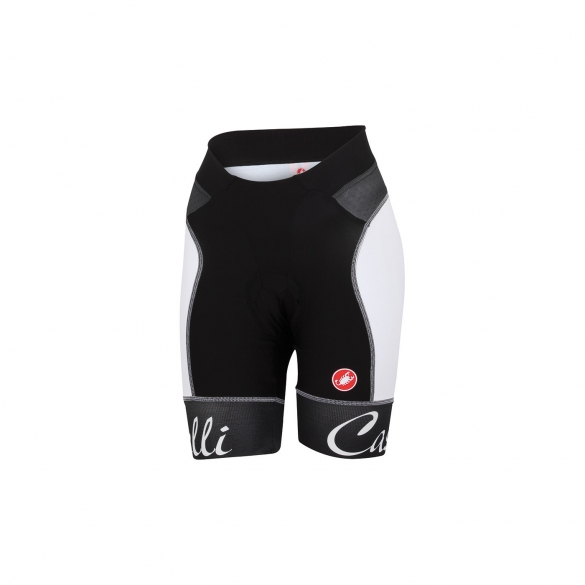 Castelli Free aero W short zwart/wit dames 15045-101 CA15045-101