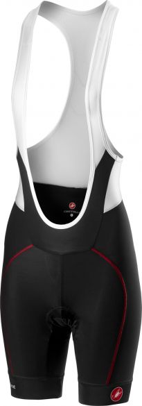 Castelli Velocissima W fietsbroek zwart/rood dames 15046-023