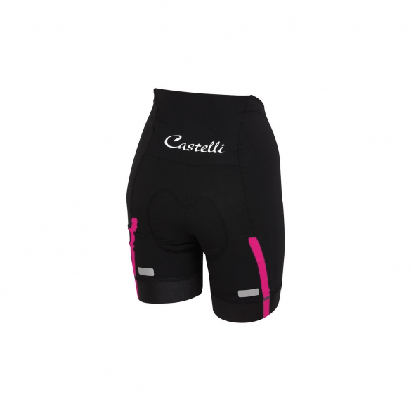 Castelli Velocissima W short zwart/raspberry dames 15047-011 CA15047-011