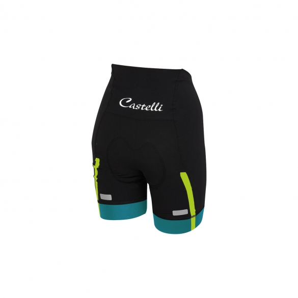Castelli Velocissima W short zwart/caribbean dames 15047-069 CA15047-069
