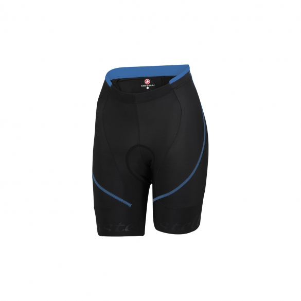 Castelli Evoluzione W short zwart/blauw dames 15048-071 CA15048-071