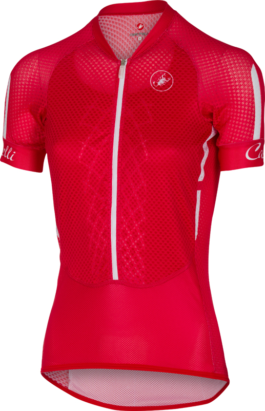Castelli Climber's W jersey rood/wit/zwart dames 15050-023
