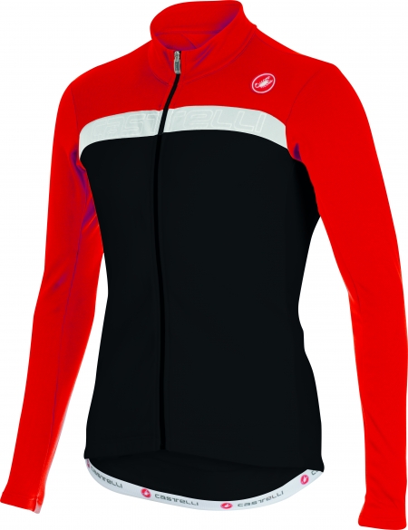 Castelli Criterium jersey FZ zwart/wit/rood heren 15528-231 CA15528-231