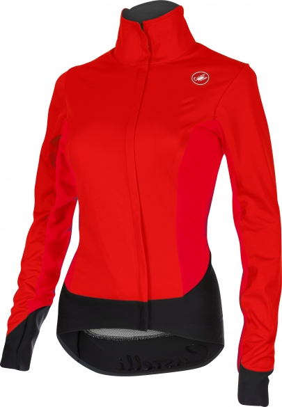 Castelli Alpha W fietsjack rood/zwart dames 15558-023 CA15558-023