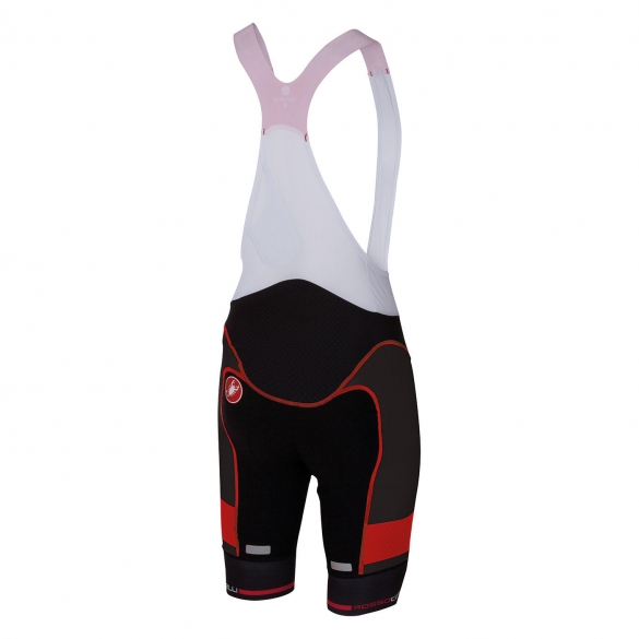 Castelli Free aero race bibshort kit version zwart/rood heren 16002-231 CA16002-231