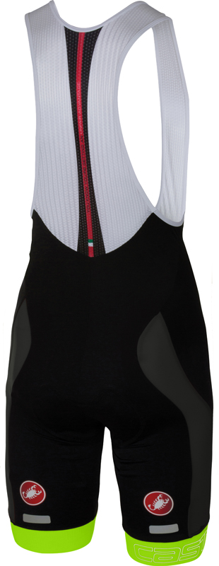 Castelli Velocissimo bibshort zwart/groen heren 16003-038 16003-038